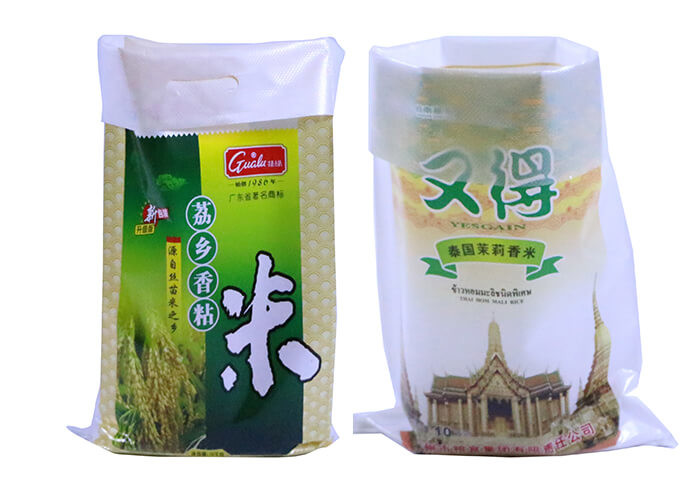 Gravure Printing Wpp Sacks Bopp Laminated Wpp Rice Bags Double Stitched Bottom