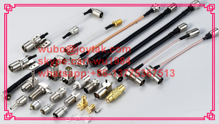 RF coaxial connector F connector