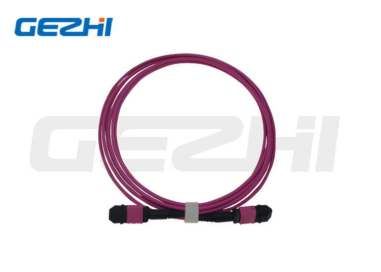 MPO 8 Core OM4 Multimode Patch Cable Series MPO LC Patch Cord Pigtail