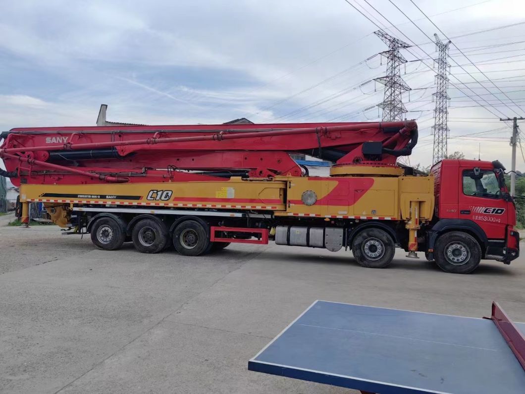 2020 Used Concrete Pump Truck 62m Volvo Chassis Truck Mounted Pump Construction Equipment