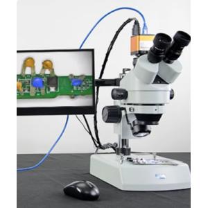 HD206 Three Observation Head 360 ° Rotating Stereoscopic Microscope Working