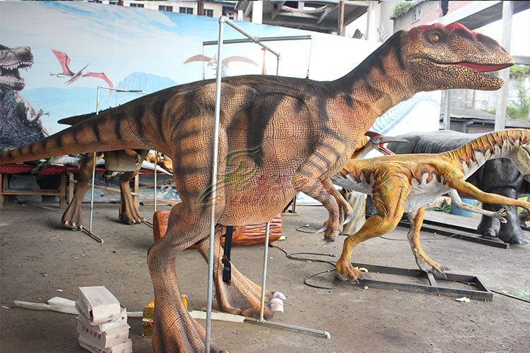 Lifelike Pachycephalosaurus Costume Custom Made For Jurassic Theme Park