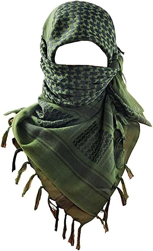 Shemagh Tactical Desert Military Head Scarf Motorcycle Face Mask Biker Arab Wrap Summer Keffiyeh Cover Scarves