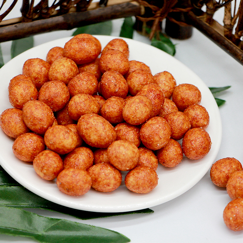 Baked Coated Peanut Snack BRC Verified Spicy Crunchy Chilli Flavored