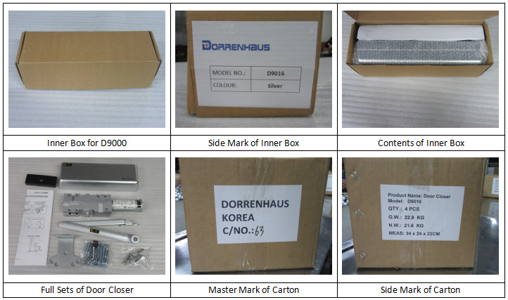 Extra Heavy Duty Door Closer , Industrial Commercial Grade Door Closer For Metal Door