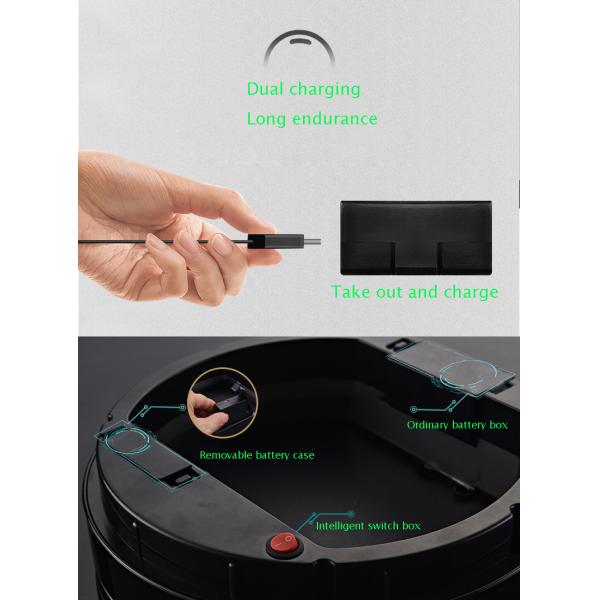 3.4 gal Garbage Slim Townew T3 Slim Stainless Steel Trash Can with Smart Sensor