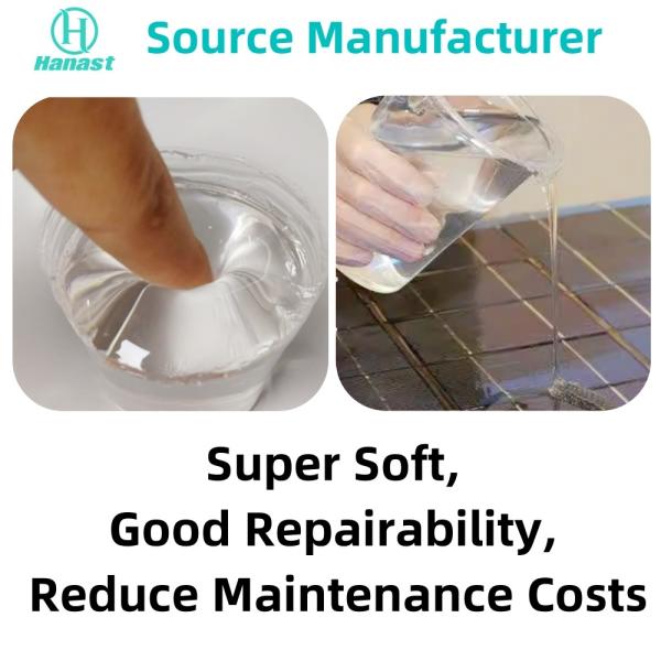 OEM 1:1 Raw Silicone Potting Material Super Soft Silicone Squishy Maker Gel