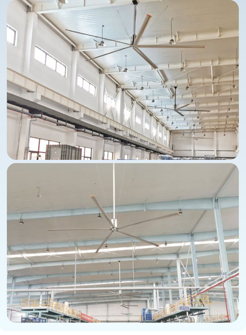 7.3m Gear Reducer Type Industrial Facility Hvls Fans For Traffic Stations