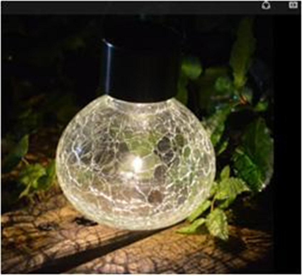 Outdoor Waterproof Solar Glass Globes for Garden