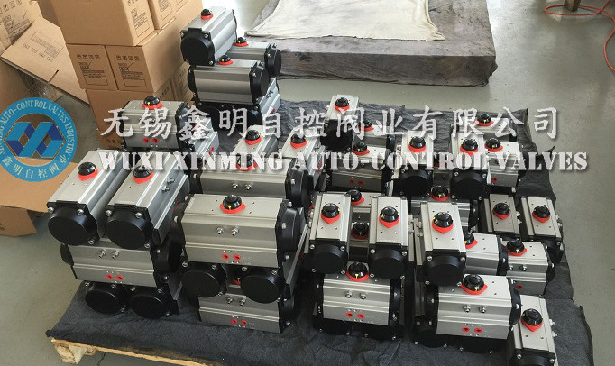 GT series angular rack and pinion pneumatic actuator double acting for valves