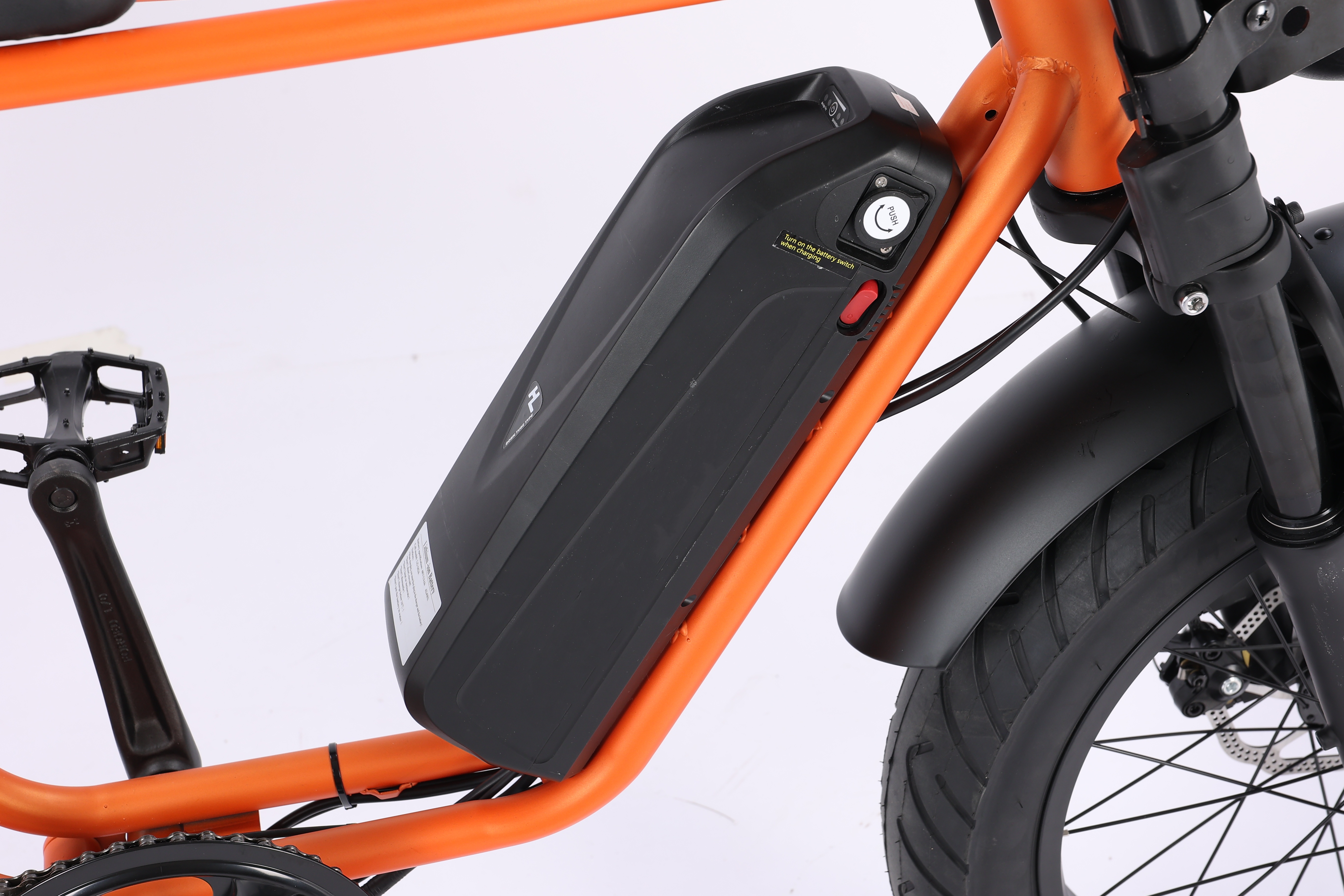 7 Speed 20 Inch Fat Tire Electric Hybrid Bike Full Suspension 250W 48V 15Ah Battery