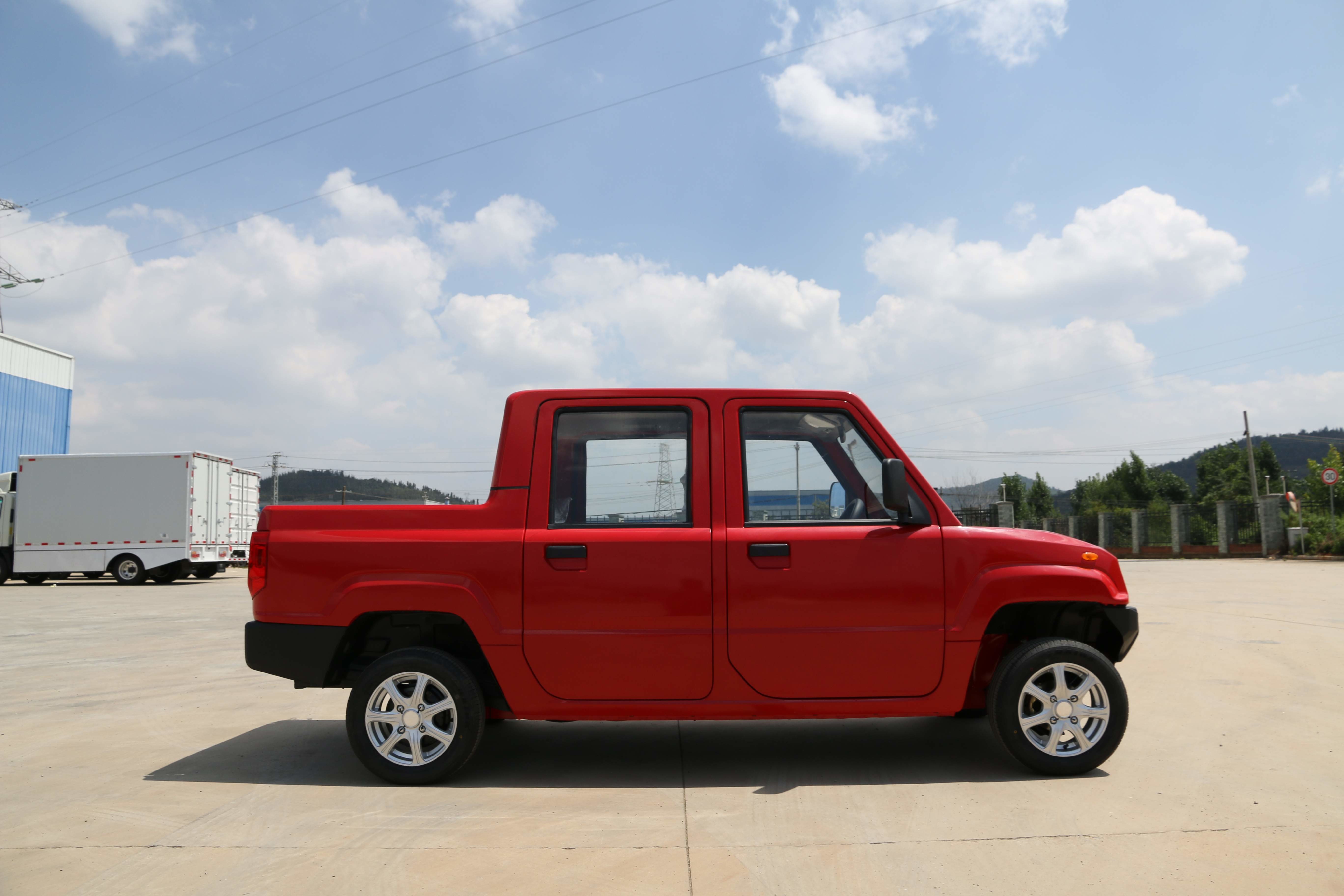 Pickup Electric Car 4 Electric Windows New Passaanger Pickup LHD/RHD Rear Wheel Drive 4 Seats