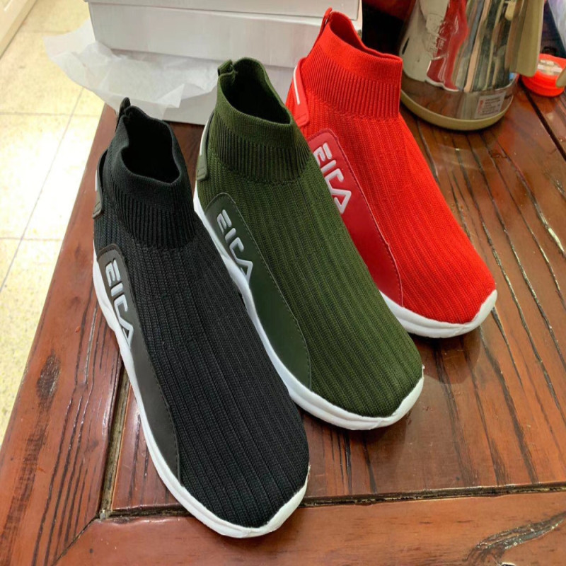 Kid'S Flyknit Shoes Large Size casual and fashion Tricolor red shoes