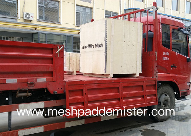 Customizable Wire Mesh Demister Refining Distillation Column Removal Parts