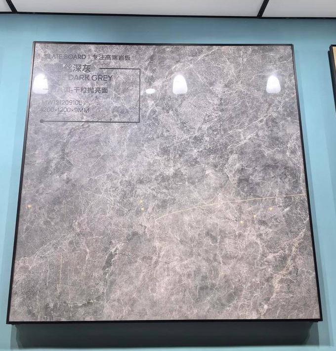 Antibacterial Modern Gray Marble Look 1200x1200x9mm Indoor Floor Glazed Polished Porcelain Tile For Living Room Decoration
