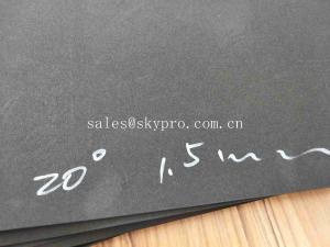 Buy cheap Shockproof Closed Cell Black EVA Foam Sheets 1.5mm Non - Toxic Glossy Surface product