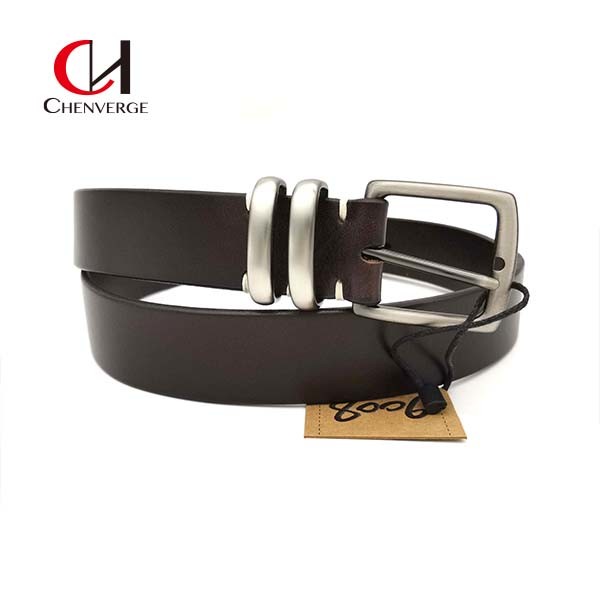 Retro Style Female Leather Belt , Women Genuine Cowhide Leather Belt