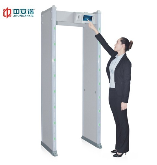 Anti - Interference Walk Through Metal Detector With 7 Inch HDMI Touch Screen