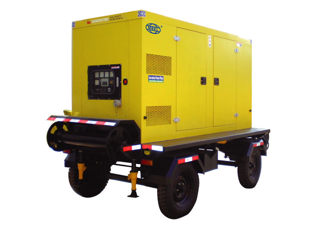 Weichai 350KW Trailer Mounted Diesel Generator set For Charging