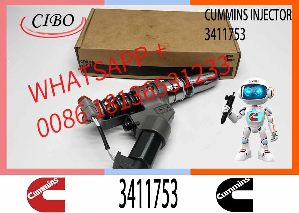 3411756 OE quality Brand New Diesel Common Rail Injector 3411756 3411753 3411753RX 4902921 for C ummins ISM QSM M11 engi