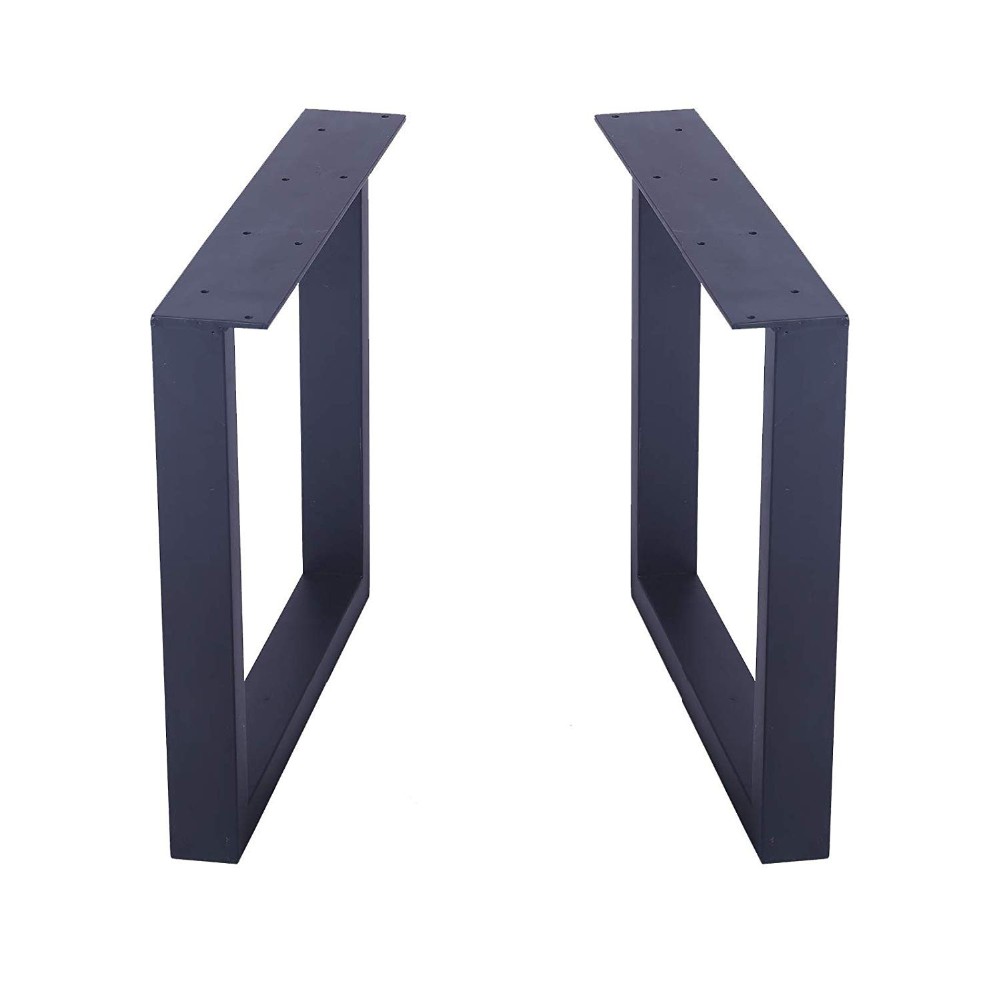 Powder Coated Rustic Decory Square Tube Table Legs for Heavy Duty Metal Dining Table