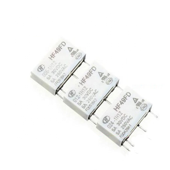 Hot selling relays HF49FD-005-1H11 HF49FD-012-1H11 HF49FD-024-1H11 5A 5V 12V 24V 4pin DIP
