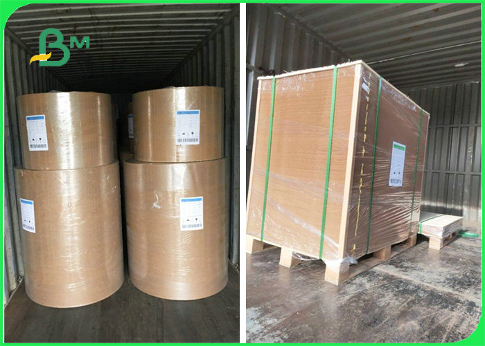 Folding Resistance 200gsm 250gsm 300gsm Kraft Liner Board For Soap Packages 