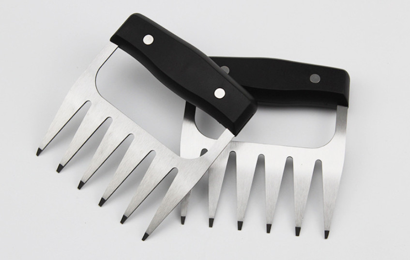 BBQ Tool Shredder Meat Claws Metal Pulled Pork Barbecue Claws with PP Handle