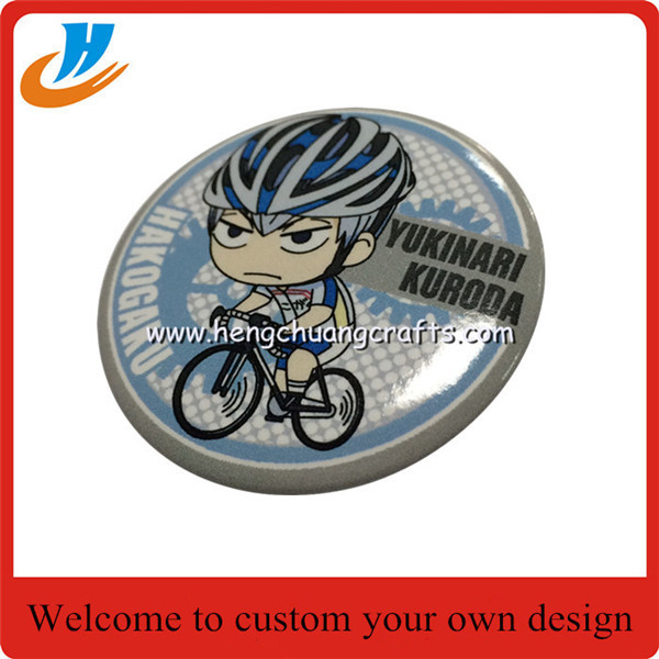 Cheap price custom tin bade,school metal tin badge with cheap price