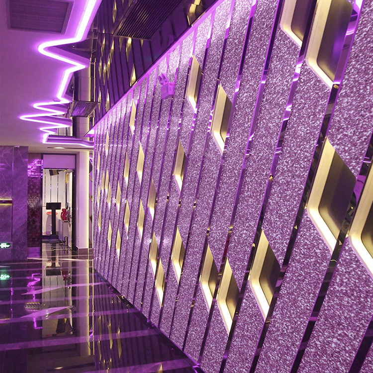 Fashion Textured Glitter Wall Fabric Grade 3 Moisture Proof Modern Style