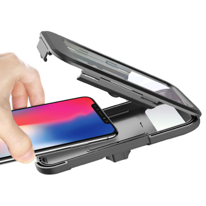 360 Rotation Waterproof Bike Phone Holder Case Handlebar Mobile Phone Stand Holder
