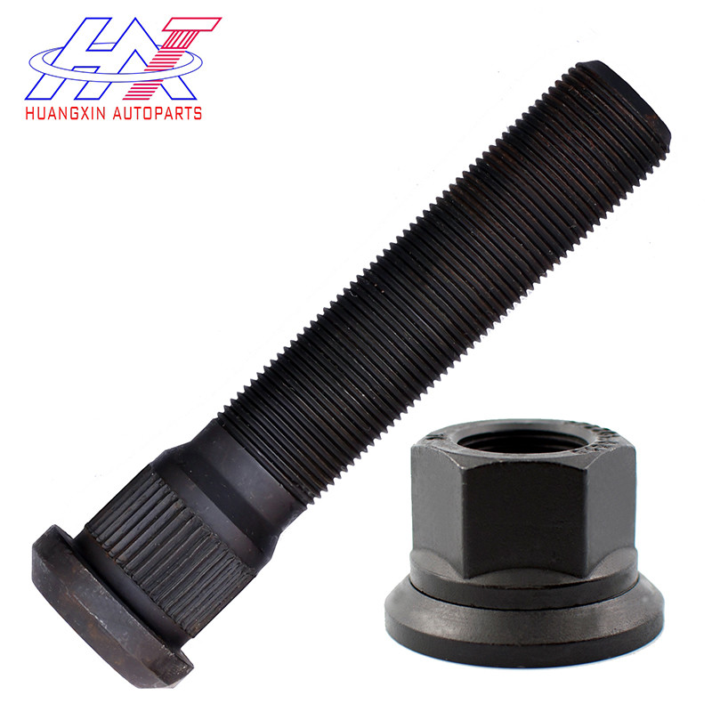 High Strength Wheel Hub Bolt And Nut For Mack Truck American Truck