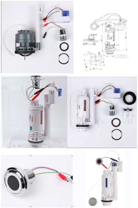 Bathroom Needs Intelligent Induction Drainage Valve With Manual Control Flushing Type