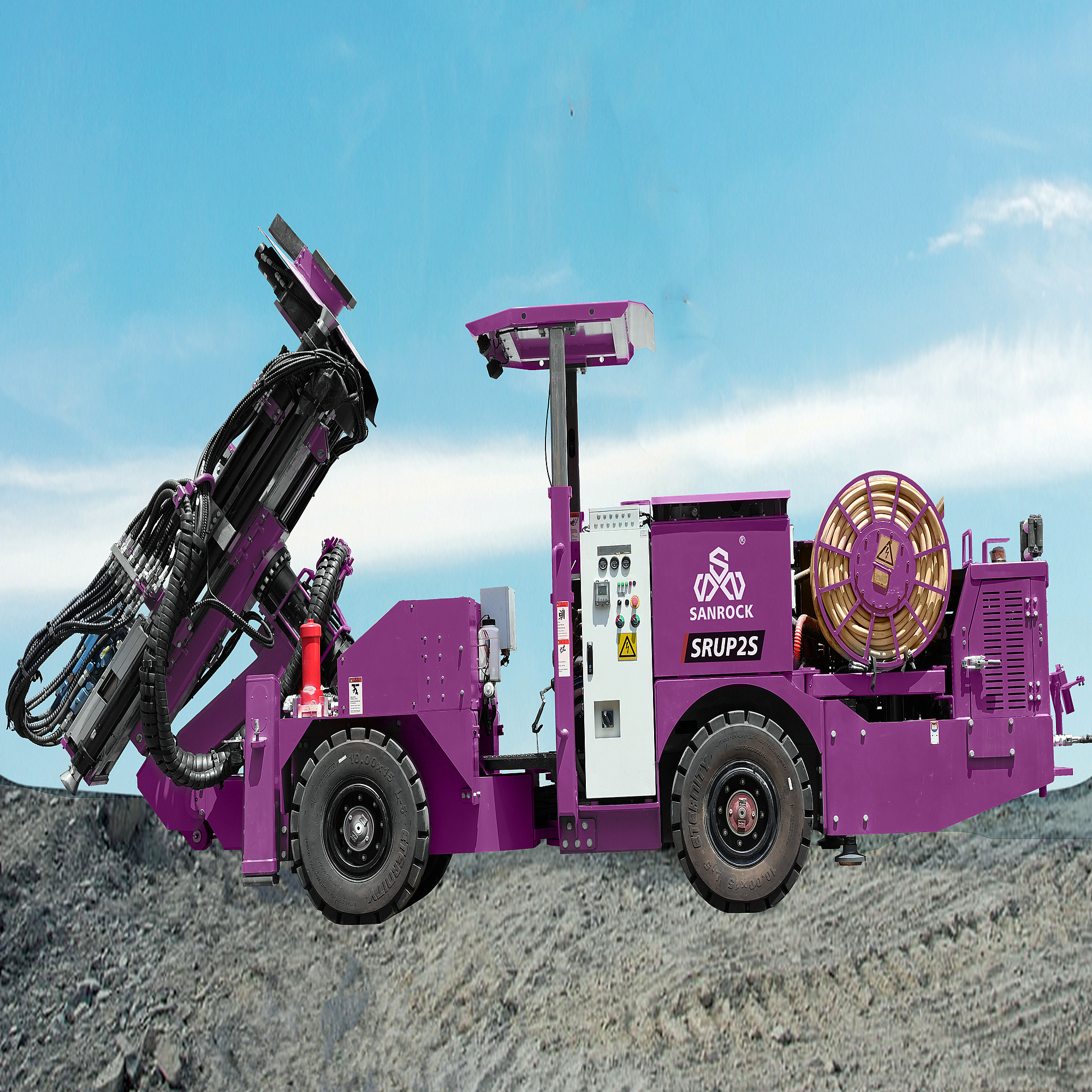 Underground Rock Drilling Rig Construction Machine Hydraulic Tunnel Jumbo Drill Rig