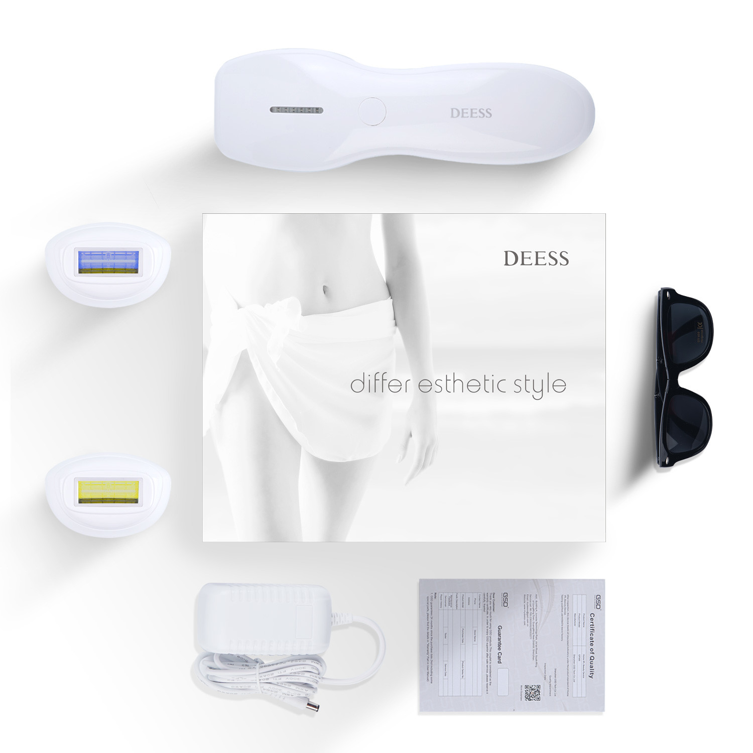 Quartz Tube IPL Skin Rejuvenation Home Device 350000 Flashes Painless Epilator For Face