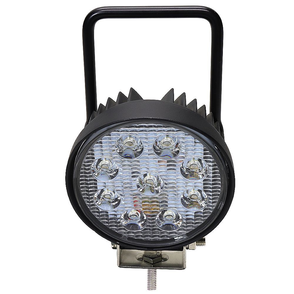 4 Inch 27W Round Portable LED Work Light Spot Magnetic Base 12V 24V