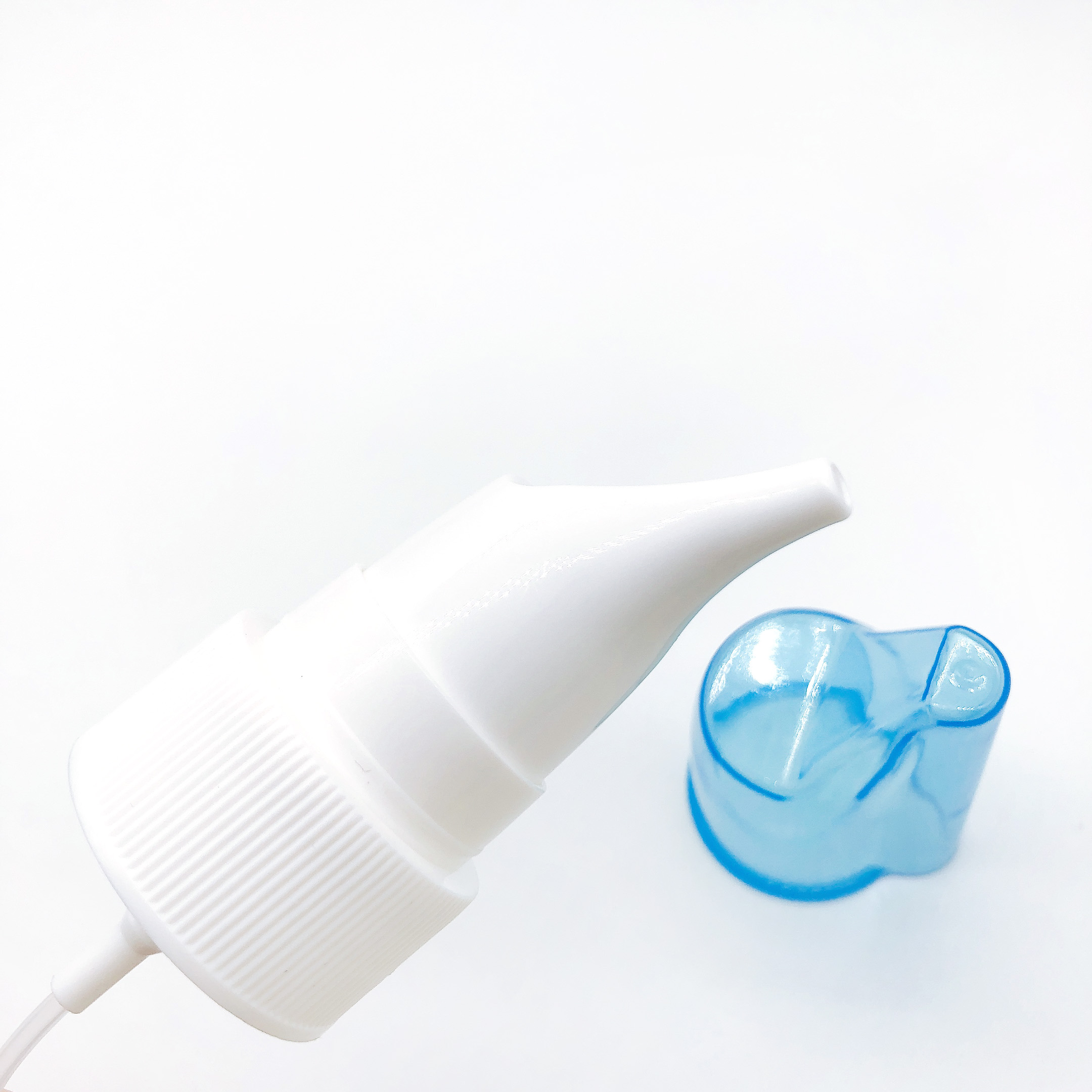 30-410 nasal spray pump mist sprayer with colorful cap