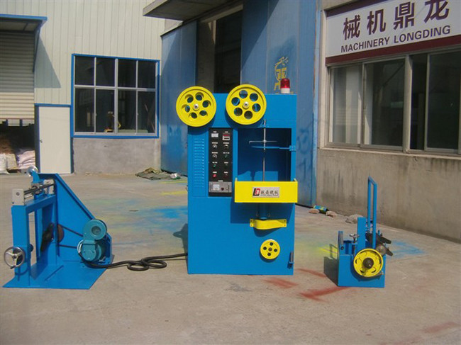 Single Layer Electric Cable Making Machine High Speed Wrapping Machine