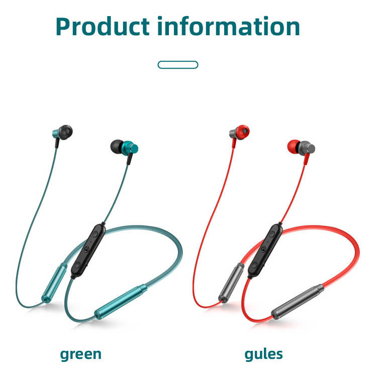 Wireless Bluetooth Neckband Earbuds HD Stereo Sound Noise Canceling Headset