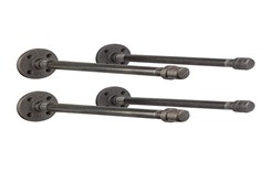 Stainless Steel Hidden Metal Floating Wall Mounted Shelf Brackets for Durability