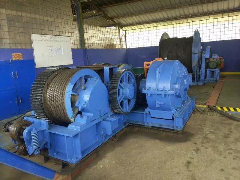 Q235B Slow Speed Construction Winch Electric Friction Winch F Grade