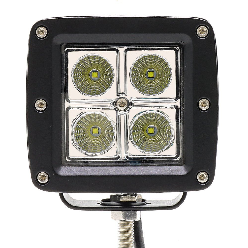 IP67 Power 12W Car Fire Ambulance Truck Traffic Agricultural LED Work Light