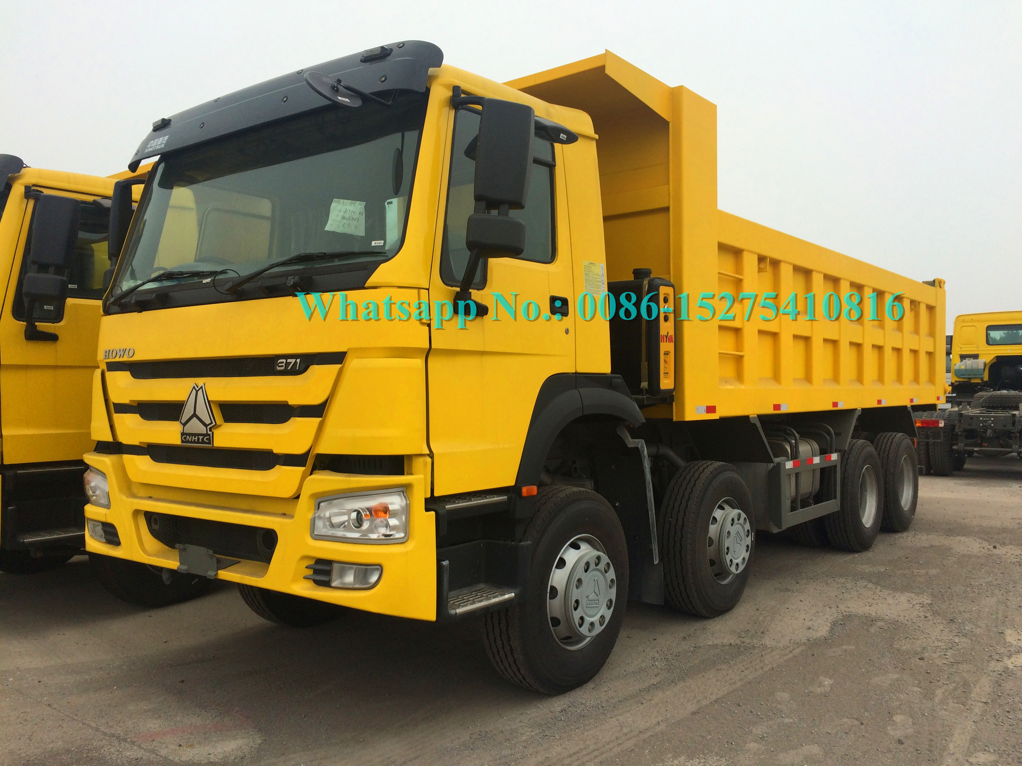 ZZ3317N3067W HOWO 371/420 hp 8x4 12 wheeler Heavy Duty Mining Dump/ Dumper/Tipper Truck For Transporting sand stone ore