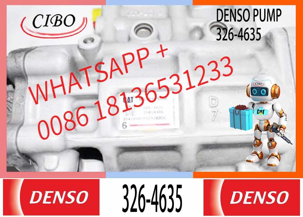 Construction Machinery Parts C6.4 320D E320D excavator fuel Injection pump 3264635 326-4635 for spare parts
