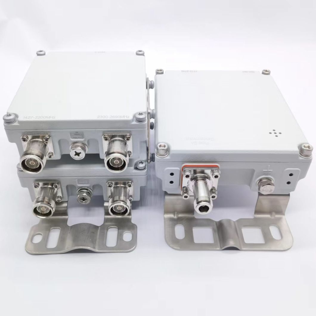 1710-2170MHz 2300-2690MHz 5-Way Multiplexer RF Quad-Band Combiner 4X1 Hybrid Combiner
