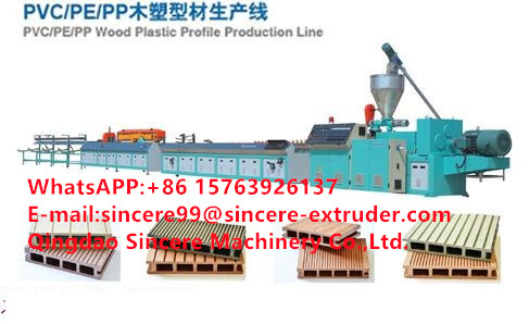 Industrial Upvc Extrusion Machine PVC WPC Plastic Profile Production Line