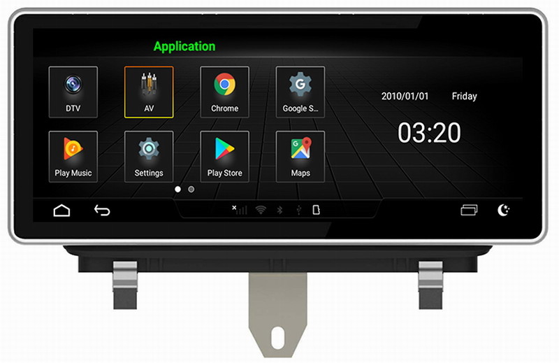 Ouchuangbo bluetooth car kit for Audi Q3 2011-2018 support BT MP3 mirror link android 8.0 OS 4+32
