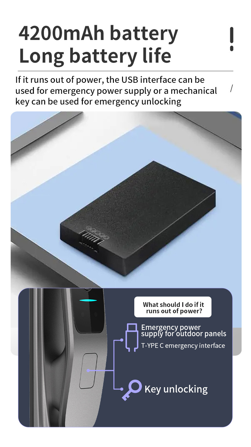 TH-X5 3D Face Recognition Smart Lock