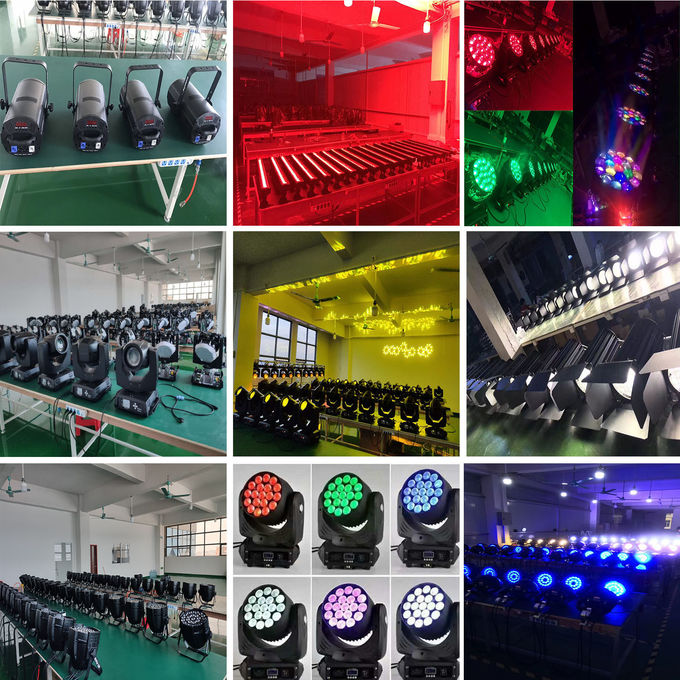 RGBWA 18*15W  5 In 1 LED Par Wash Lights For Wedding / Concert OEM&ODM LED Par Can Wash Light LED Flat Slim Par  Light 5