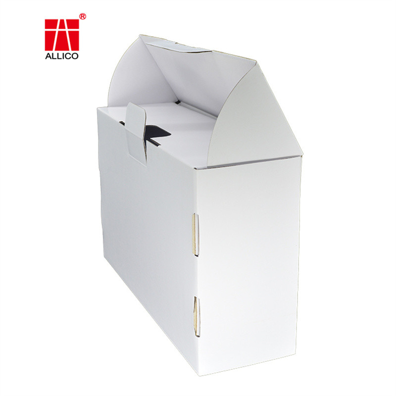 B Flute Folding Mailer Boxes , CMYK Shoe Gift Box Web Press